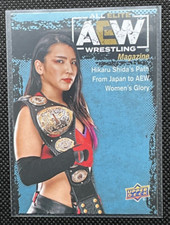 Hikaru Shida Magazine #88 AEW First Edition 2021 Upper Deck Wrestling Card.