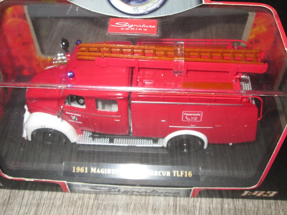 MODELLINO YAT MING..1961 MAGIRUS DEUTZ MERCUR TLF 16!! NUOVO!!! - Immagine 2 di 3