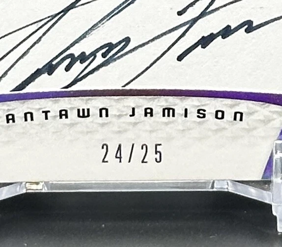 2005-06 SP Game Used Edition Antawn Jamison #'d /25 #SE-AJ On Card Auto Wizards - Image 2 of 3