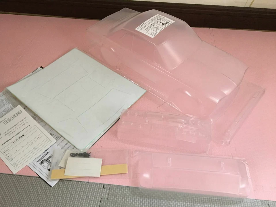 ABC HOBBY 1/10 RC Nissan Skyline HT2000 GT-R Raicng Body Kit 3 pcs from Japan  - Image 4 of 4