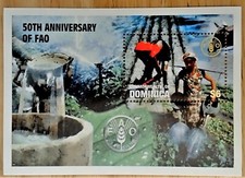 KLASYKA VINTAGE - Dominika 1995 - FAO, 50 lat, Rolnictwo - S/S - 1793 - MNH