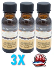 Luminessence "Pumpkin Chai" Scented Fragrance Oil 0.5 oz Bottles - Lot OF 3