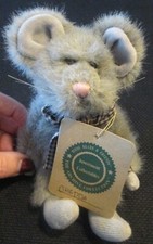 VINTAGE BOYDS BEAR MOUSE CHEDDA MOUSAKA 7" NEW W/TAGS