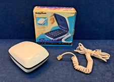 Vintage Seashell Fashion Phone Fone Radio Shack IOB NOS 43-830 White