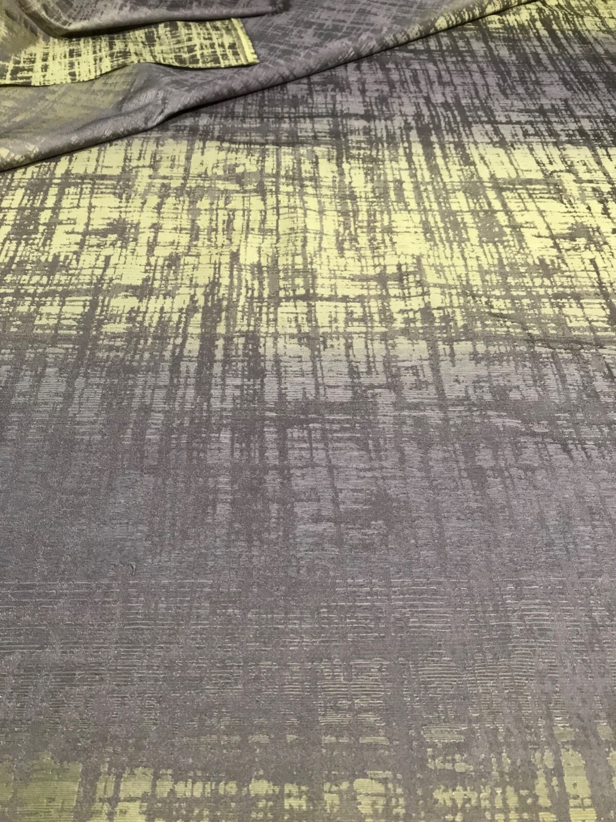 Silver and Green Abstract Striped Designer Robert Allen fabric by the yard eBay