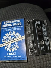 CONCRETE MUSIC BLOC  FROM CONCRETE CORNER Vol 5 November 1995 Ramons, M Manson.