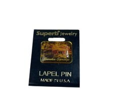 Vintage Eureka Springs Souvenir 1โ Lapel Pin Made In USA