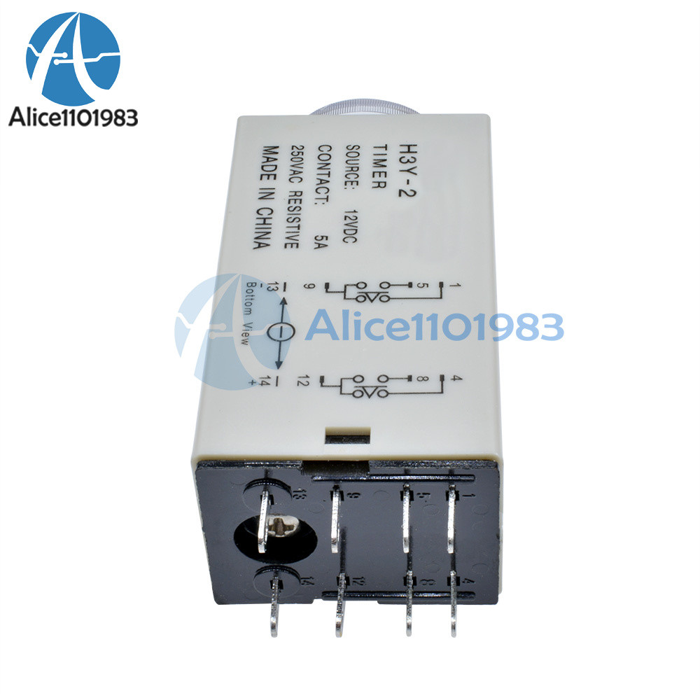 0-30 Minuti Di Ritardo All'accensione Manopola Rotante DPDT Timer