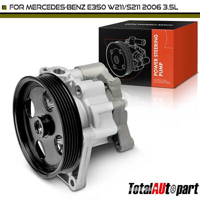New Power Steering Pump w/ Pulley for Mercedes-Benz E350 W211/S211 2006 V6 3.5L