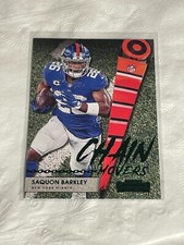 2021 Contenders Football Saquon Barkley Emerald Parallel Chain Movers #CM-SBA