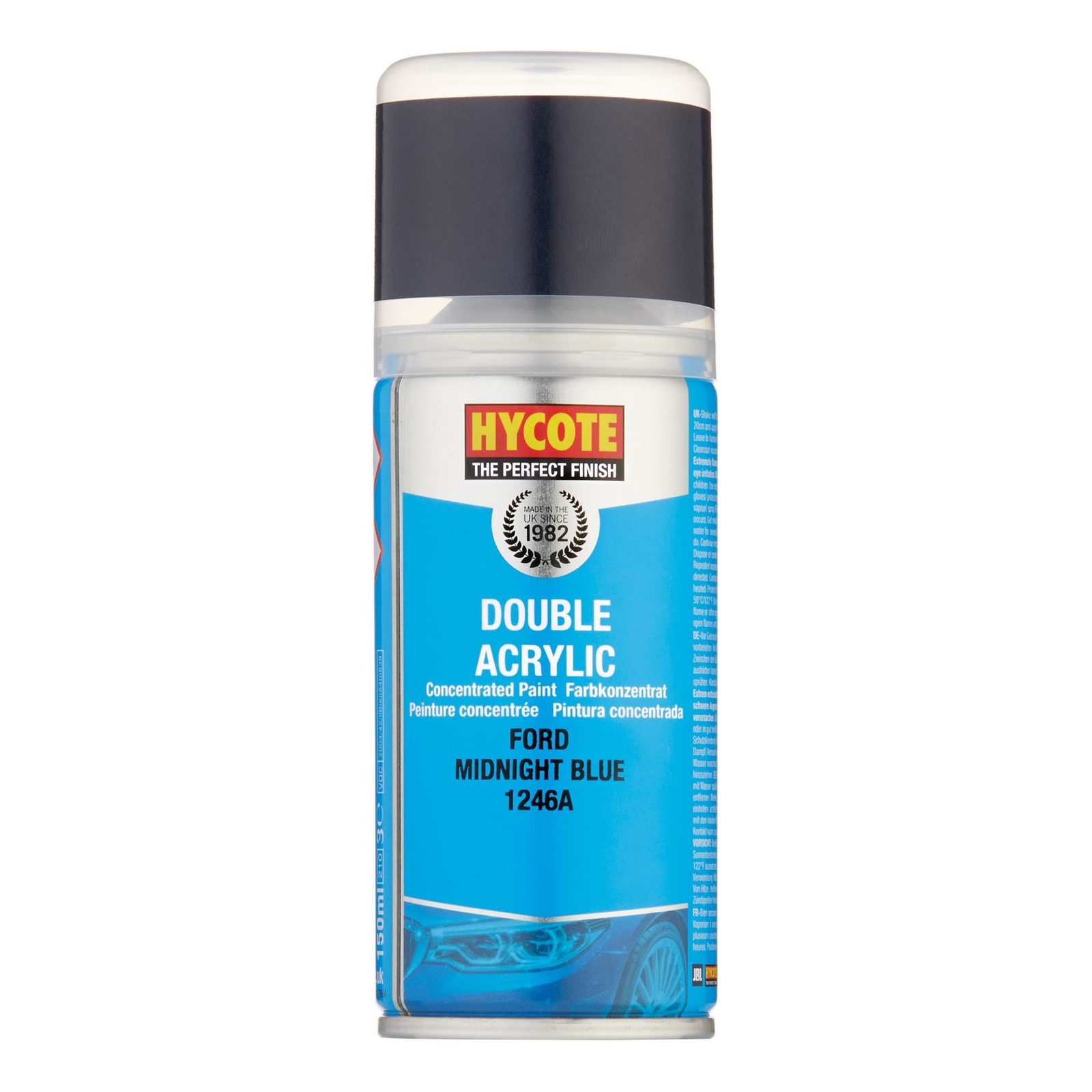 Hycote Colour Spray Paint XDFD219 Ford Midnight Blue 150ml