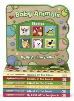 My First Storytelling Baby Animals Stories Ginger Swift Read & Sing Along 6 HC 