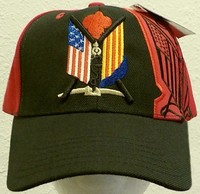 U.s.a. South Viet Nam Vietnam Flag War Era Veteran Vet Campaign Service Cap Hat U.s.a. South Viet Nam Vietnam Flag War Era Veteran Vet Campaign Service Cap Hat
