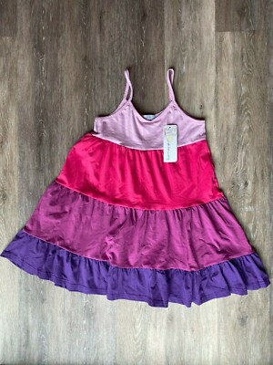 Sunshine Swing Girls Christmas Dress Size 14 Pine Tree A-Line 3/4