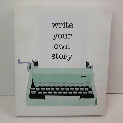 Arauco Printed Canvas Write Your Own Story Wall Hanging Decoration Typewriter