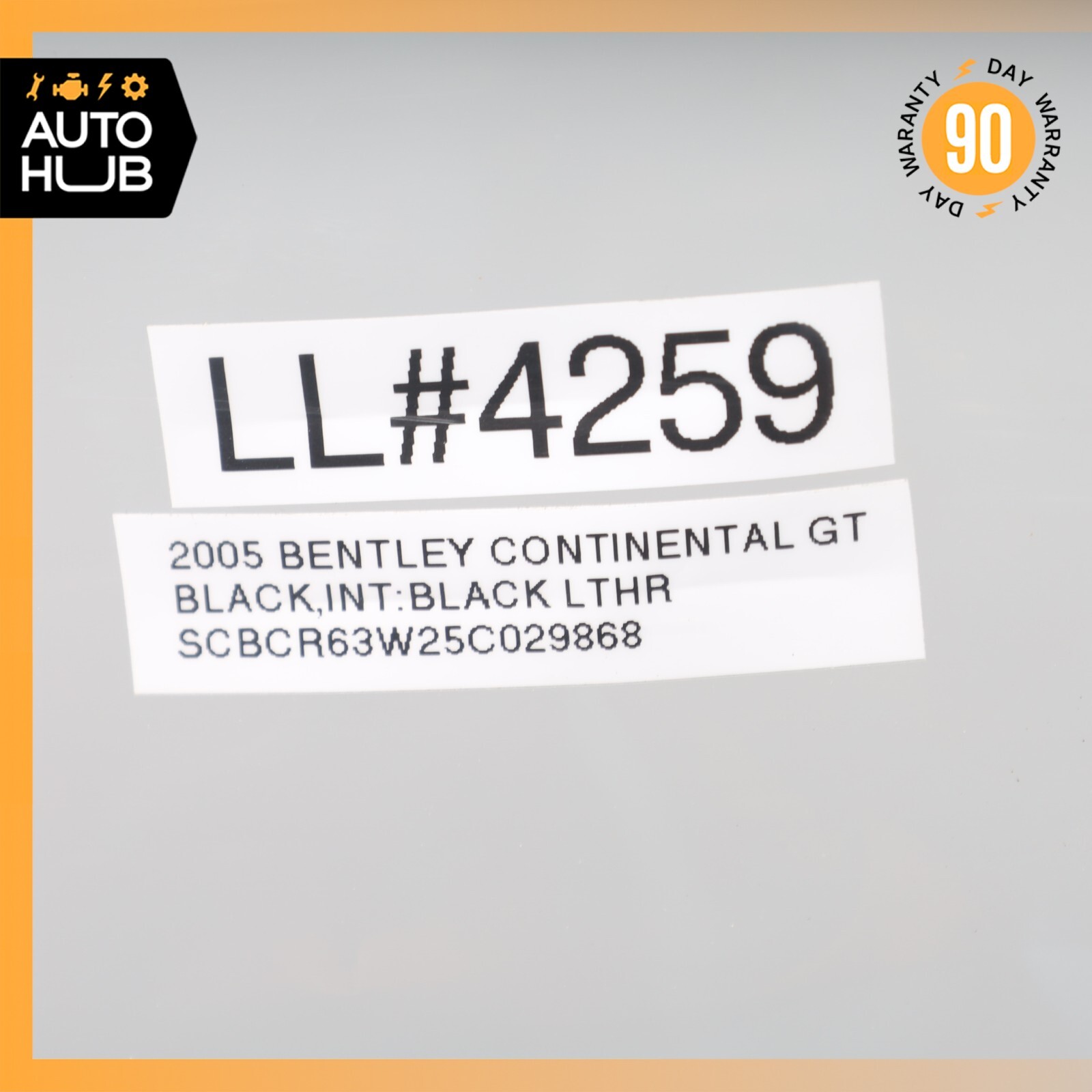 Bentley Continental GT GTC Rear Bumper Parking Sensor Wire Harness PDC OEM 31k