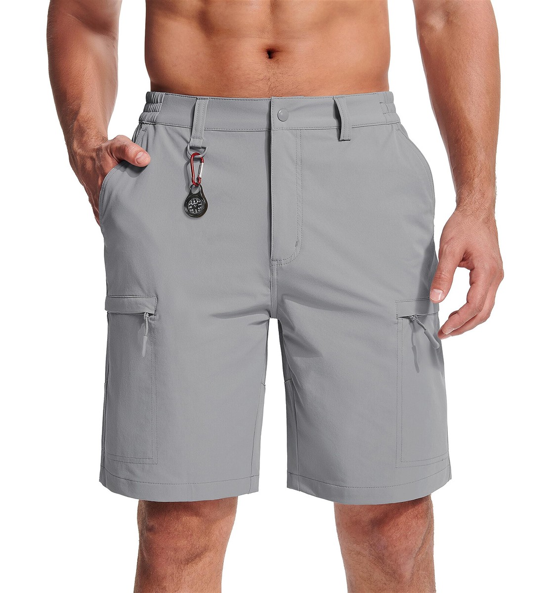 Men's Hiking Outdoor Shorts Cargo Quick Dry Ripstop Fishing Travel Nylon  Shorts