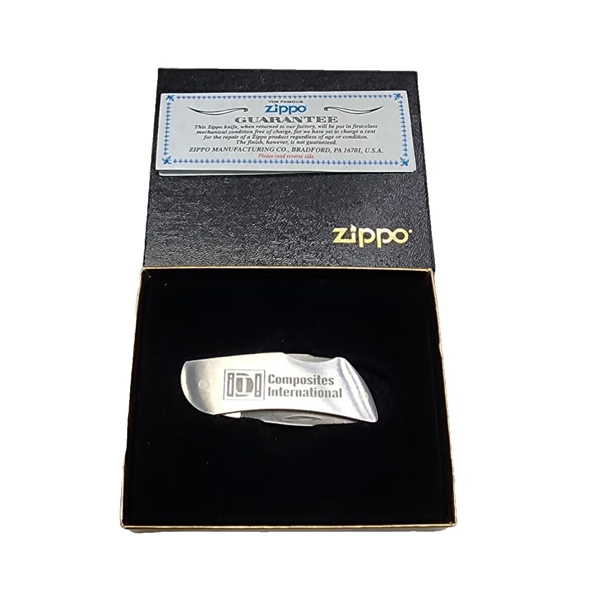 Navaja hoja de acero inoxidable Zippo cuchillos plegables de colección