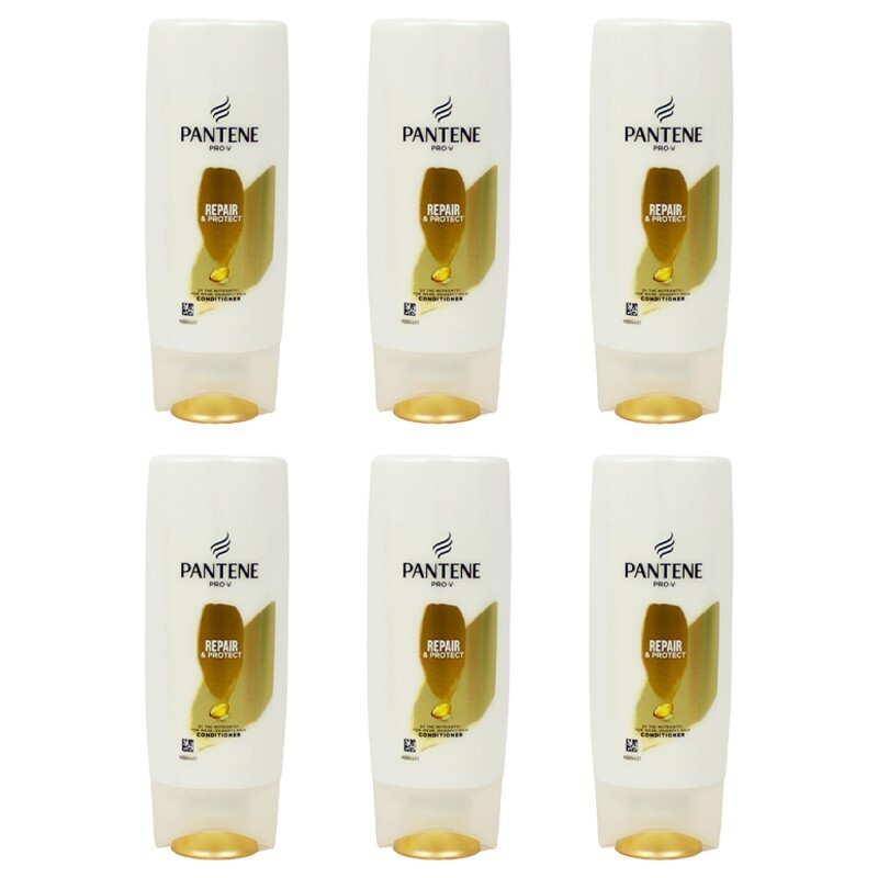 6pz PANTENE Pro-V Rigenera & Protegge CONDITIONER capelli sfibrati travel 90ml