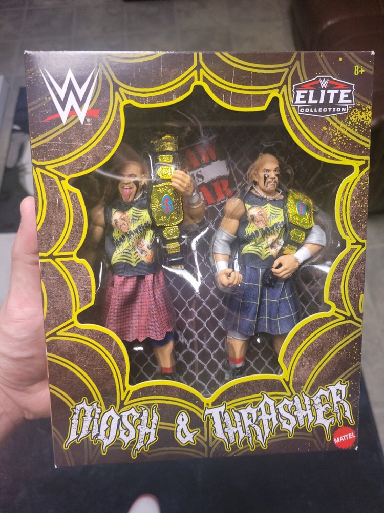 Mattel WWE Elite Collection Headbangers MOSH & THRASHER Wrestling Figures NEW!