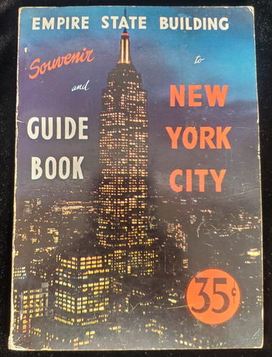 Empire State Building Souvenir & Guide Book New York City 35 cents Herbco 1954 - 第 1/5 張圖片