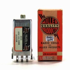 NOS NIB Vintage Miller 6025 Sync  Phase Detector Coil 3.58MC Frequency