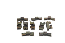 10 MOLLETTE FISSAGGIO CERCHIO FARO PER FIAT 600 600 D