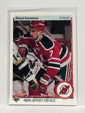 #286 Alexei Kasatonov New Jersey Devils 90-91 Upper Deck Hockey Card