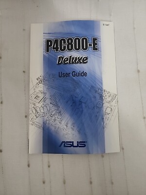 ASUS P4C800-E Deluxe User Guide