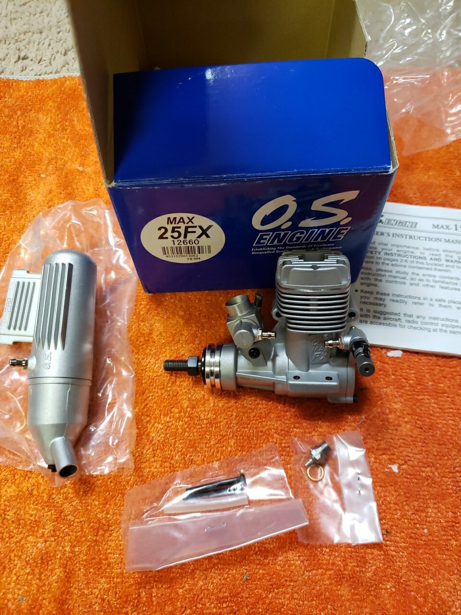O.S. MAX 25FP　エンジン　新品・未使用・美品 O.S.WEB MAGAZINE Vol.44