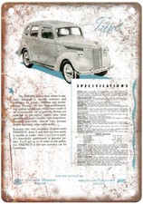 Vintage 1948 Ford Prefect And Anglia S2 Ad Retro Look Metal Sign A6688