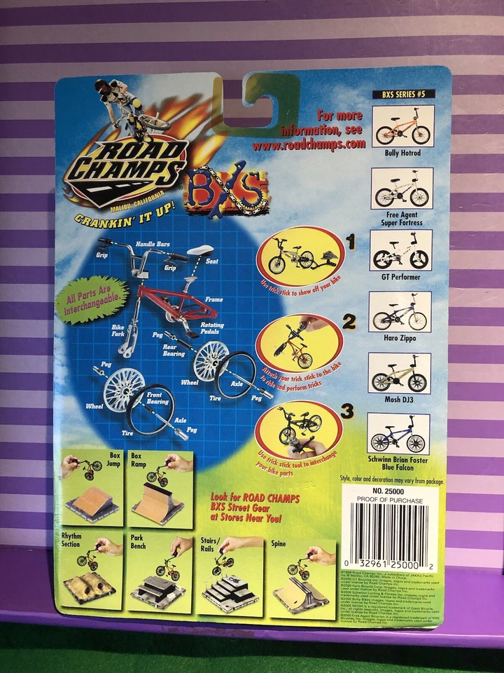 RARE Road Champs BXS SERIES-5 HARO BIKES All Die Cast Bikes 3 in 1 Trick Stick - Image 3 of 3