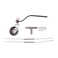 Carbon Fiber Fahrwerk Spornrad Montage PU Reifen PU Rad für RC Flugzeug