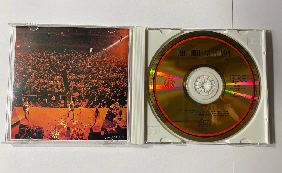 DEEP PURPLE Live in Japan Richie Blackmore Ian Gillan 1999 JAPANESE GOLD CD - Image 3 of 3