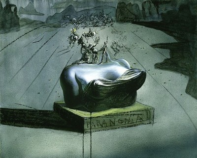 1935 Paranonia, by Salvador Dali 11''X14'' GLOSSY POSTER PRINT