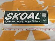 1998 VINTAGE  SKOAL SNUFF BUMPER STICKER FROM 1998