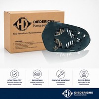 Spiegelglas Aussenspiegel Links Diederichs 1028027 FÜR Audi Ersatzglas Spiegel