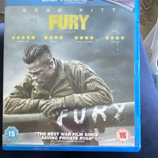 Sony Pictures Fury Blu-ray + Digital Copy (15) 2015 War Brad Pitt