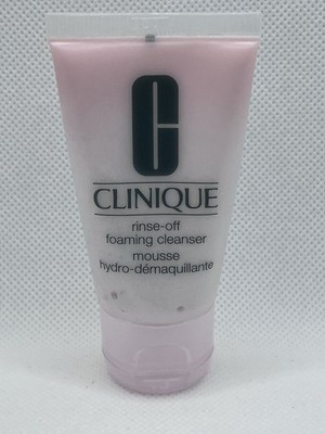 Clinique Rinse-Off Foaming Cleanser Face Wash 1oz Travel Size New