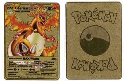 Charizard DX Gold Metal Card 52/100 - 2020- PokemonNintendoCreature/Gamefreak