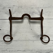 Antique Model 1909 US Calvary Curb Bit WWI Ported Horse Bit Unmarked