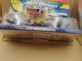 Micro Machines Set #24 Presidential Vintage Miniatures New 1996 Car Plane Limo