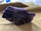 DEEP PURPLE/MULTICOLOR FLUORITE GLASS SLAG? PIECE~Great Looking; Hefty Sample — photo 5