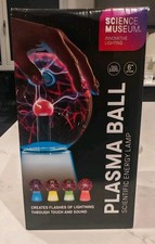 Science Museum 6-Inch Plasma Ball – Touch & Sound Reactive, Interactive Light