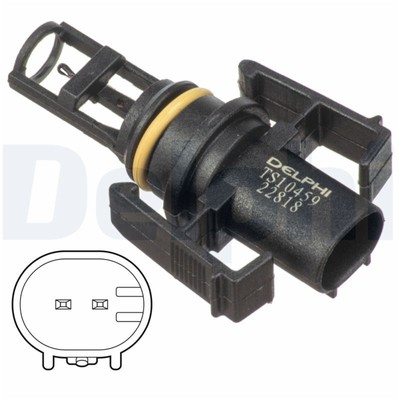 Delphi Ansauglufttemperatursensor für Daewoo Jeep Mercedes Mitsubishi Smart