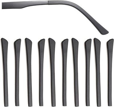 5 Pairs Anti-Slip Silicone Eyeglass End Tips Ear Sock Pieces Tube Eyewear Comfor