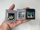 Nintendo Gameboy lot Gameboy Quest for Camelot Casper Ghost The Page master