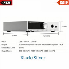SMSL D100 HiFi Amplifier ES9081 Balanced DAC 6.35mm 4.4mm Decoder optional color