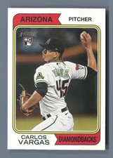 2023 Topps Heritage High Number - Carlos Vargas #552 (RC)