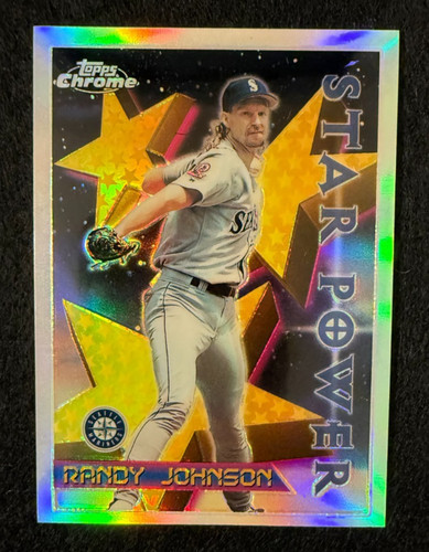 Randy Johnson [Refractor] #84 1996 Topps Chrome card